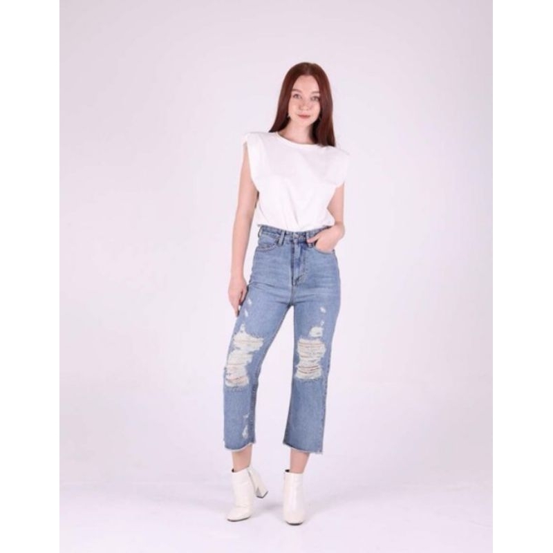 กางเกงยีนส์ทรงบอย jack russel ไซร์S