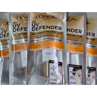 Loreal UV Defender เซรั่มกันแดด ลอรีอัล ปารีส ยูวี ดีเฟนเดอร์ คอร์เร็คท์ แอนด์ โพรเท็คส์ เอสพีเอฟ