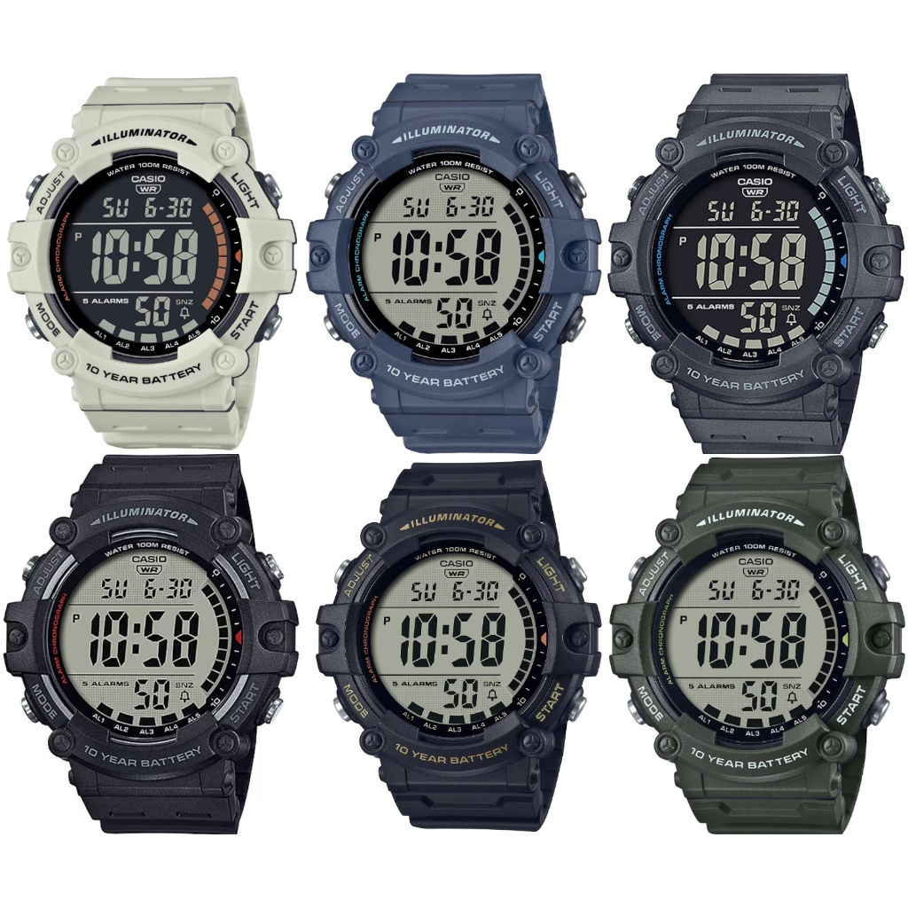 แท้ Cmg New Casio AE1500WH AE1500WH-1A AE-1500WH-8B ประกันศูนย์ ไทย 1 ปี