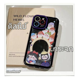 ✨ส่งของขวัญ✨เคส for iPhone 11 14 Pro Max Case for iPhone 12 13 ป้องกันการตก การป้องกัน กระจก สาวน่ารักหัวใจ ดิสนีย์