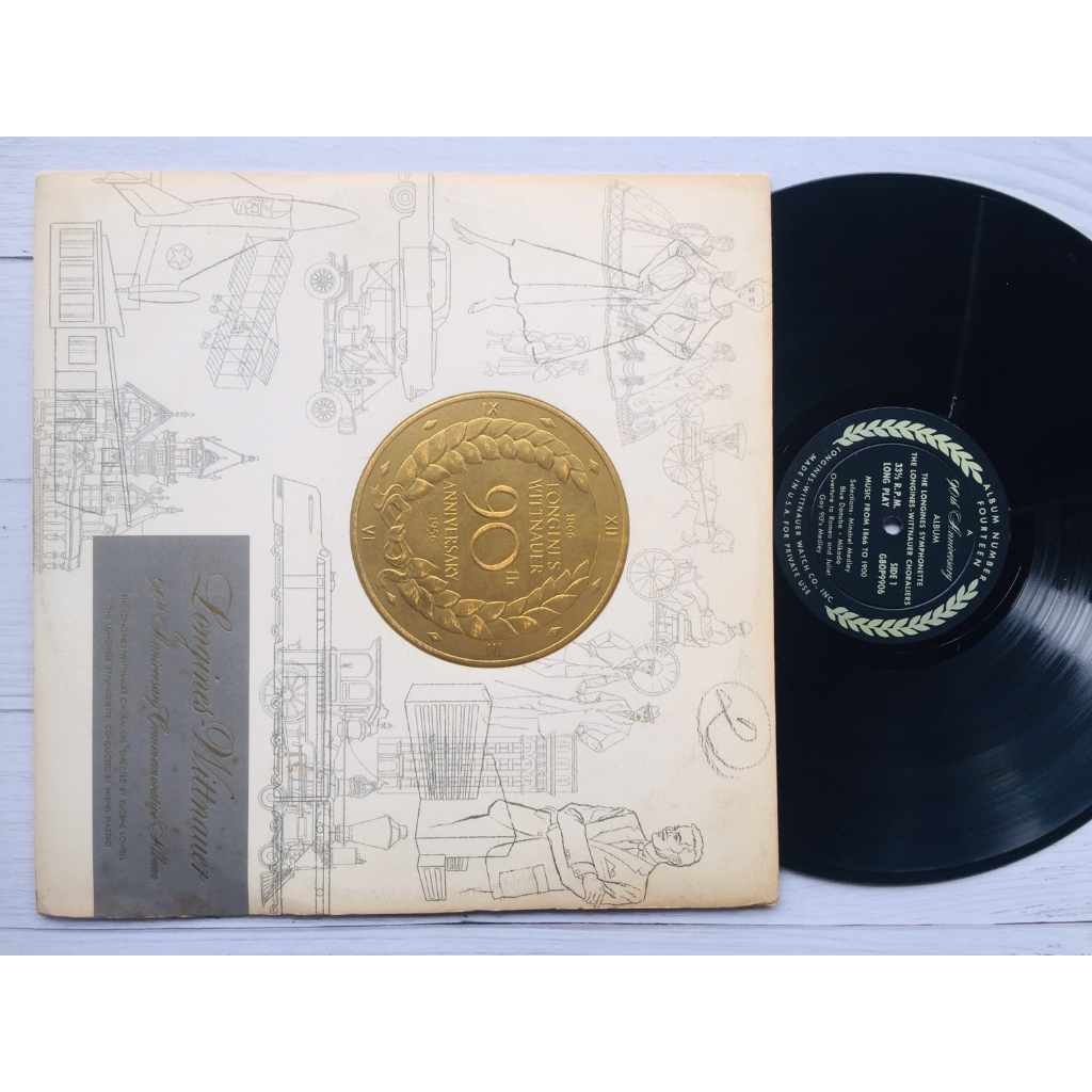 เพลงสากล ชุดที่ 10 แผ่นเสียง 12 นิ้ว - LP Vinyl Record | The Longines Symphonette