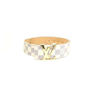 เข็มขัด Louis Vuitton LV Initials Azur belt sz 80 32 มือ 2 ของแท้100%