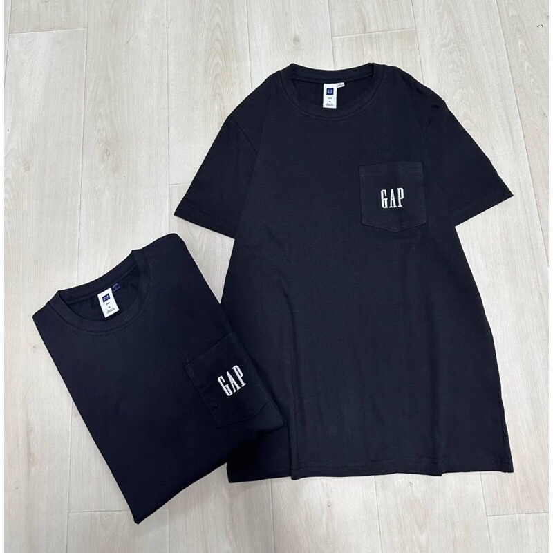 TSMWGP2. เสื้อยืดคอกลมแขนสั้น GAP ใส่สบาย ผ้ายืด สกรีนโลโก้น่าอก - รูปที่ 2