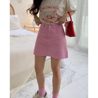 SOMDRESS | Candy Pink Denim Skirt