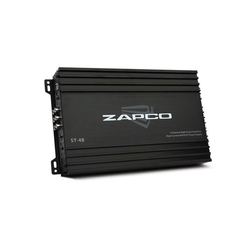 ZAPCO ST-4B เพาเวอร์แอมป์ติดรถยนต์ POWER AMP CLASS AB 4CH กำลังขับสูงสุด 65W.
