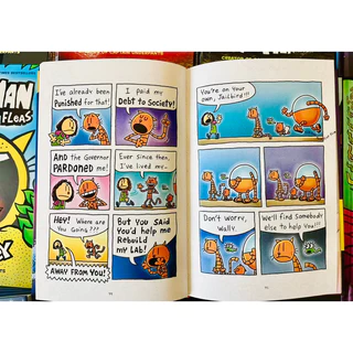 Dog man by Dav Pilkey ปกแข็ง Comic Dogmanแนวตลก หนังสือภาษาอังกฤษ การ์ตูน หนังสือเด็ก