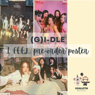 (G)I-DLE I FEEL โปสเตอร์พรีออเดอร์