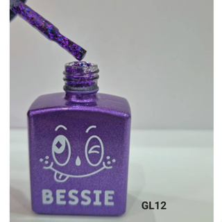 แยกขวดขาย สีเจลเกาหลี Glitter#GL12 เบสซี่ Bessie ของแท้นำเข้าจากเกาหลี🇰🇷พร้อมส่ง