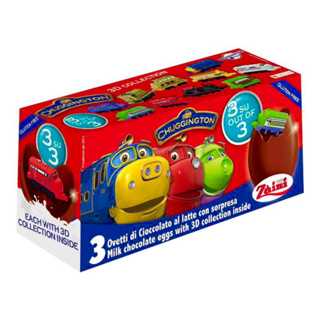 🚇 ไข่เซอร์ไพรส์ ชักกิงตัน มิลค์ช็อกโกแลต | Zaini Chuggington Milk Chocolate Surprise eggs 3x20g [60g]