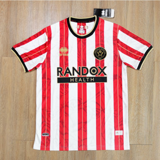 เสื้อบอล เชฟฟีลด์ ยูไนเต็ด ปี 2023/24 เกรด AAA (เกรดแฟนบอล) Sheffield United Home Shirt