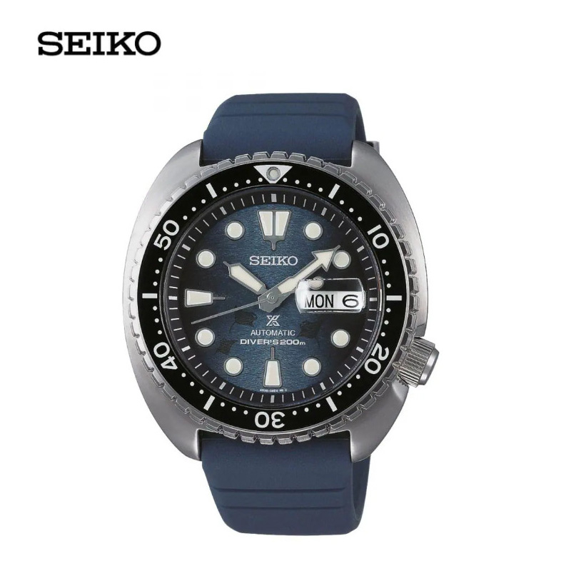 นาฬิกาข้อมือผู้ชาย SEIKO PROSPEX AUTOMATIC DIVER'S 200m. Save The Ocean Special Edition รุ่น SRPF77K
