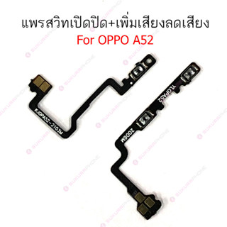 แพรสวิต OPPO A52 A92 แพรสวิทช์ power on-off volume OPPO A52 A92 ปิดเปิด+เพิ่มเสียงลดเสียง OPPO A52 A92