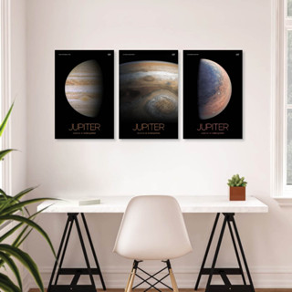 ดาวพฤหัสบดี - Jupiter Poster - NASA ภาพจากนาซ่า our solar system poster series ขนาด 12x18 นิ้ว