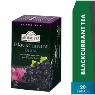 ชาผลไม้ รสองุ่น Ahmad Tea Blackcurrant (20 Teabags) Halal Certified