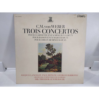 1LP Vinyl Records แผ่นเสียงไวนิล  C.M. von WEBER TROIS CONCERTOS   (E4D51)