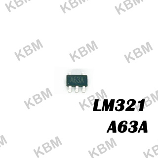 Integrated Circuit (IC) LM321 A63A SOT-23  Low Power Single Operational Amplifier