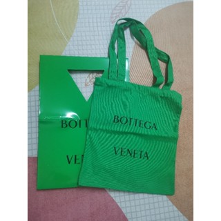 Bottega veneta clothe tote ถุงผ้ารักษ์​โลก​