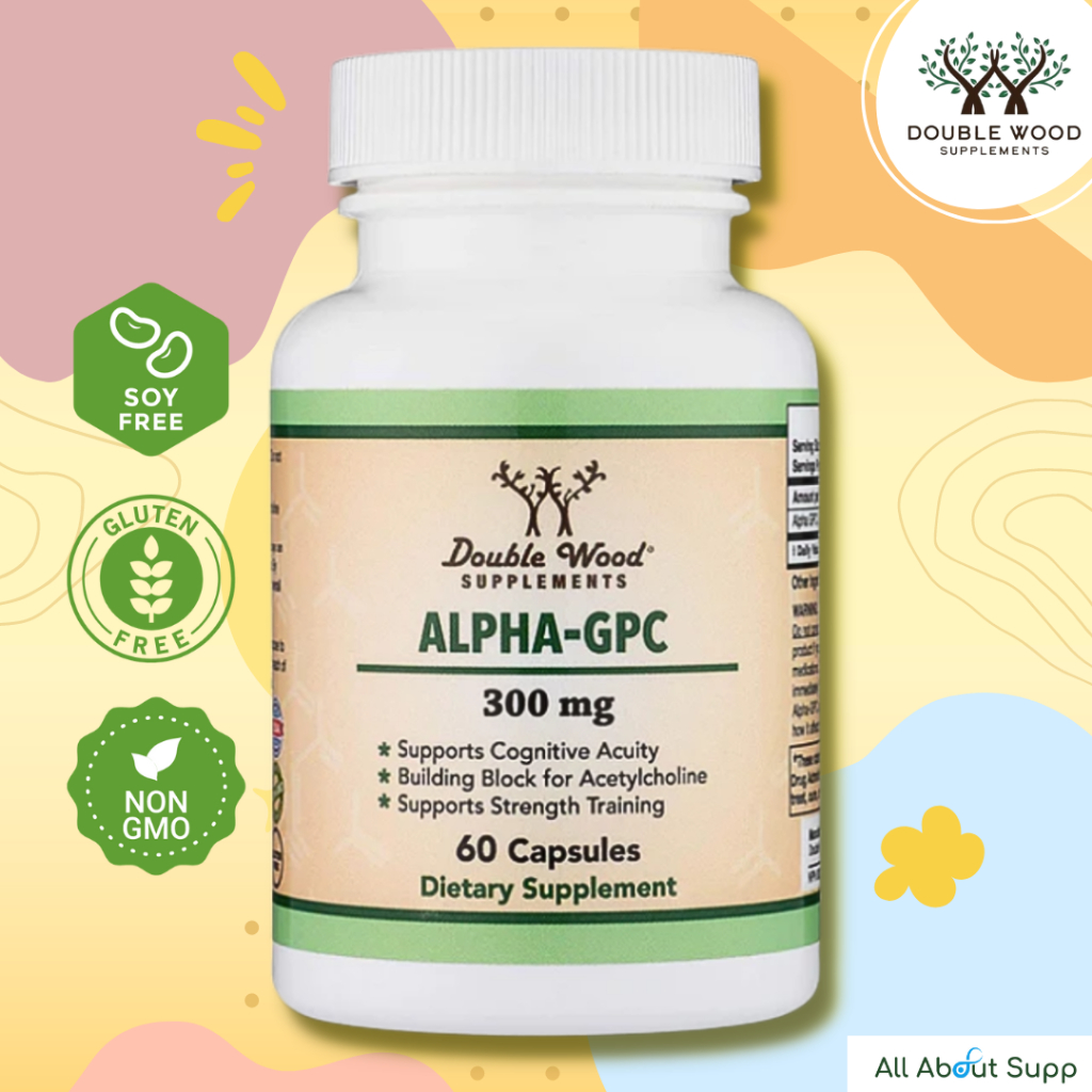Alpha GPC by DoubleWood เสริมสร้างการรับรู้และความทรงจำ สมอง