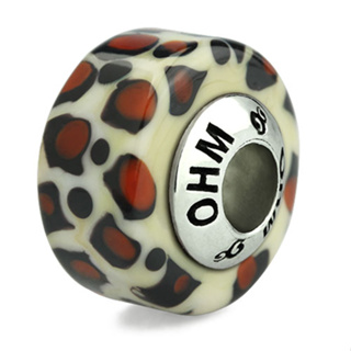 OHM Beads รุ่น Knight Leopard Murano Glass Charm เครื่องประดับ บีด เงิน เแก้ว จี้ สร้อย กำไล OHMThailand