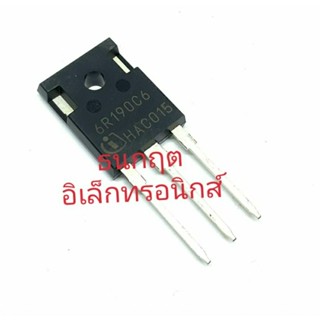 6R190C6  TO247  59A 650V MOSFET N-Fet มอสเฟต IGBT ทรานซิสเตอร์ สินค้าพร้อมส่ง (ราคา1ตัว)