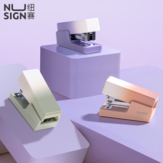 NuDesign by Deli เครื่องเย็บกระดาษมินิ แม็กเย็บกระดาษ ใช้ลวดเบอร์ #12 ขนาดเล็ก แบบพกพา Stapler ที่เย็บกระดาษ