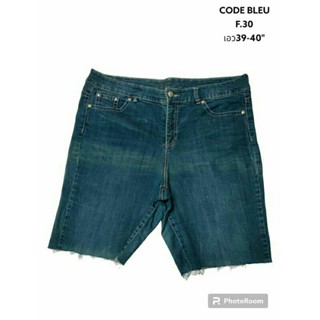 CODE BLEU แท้ เอว39-40 "ยีนส์ขาสั้นหญิง