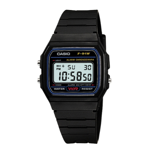 Casio f-91w ของแท้พร้อมใบรับประกัน