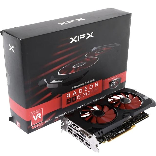 VGA XFX RADEON RX 570 - 8GB GDDR5 [RX-570P8DFD6]