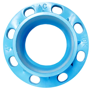 ข้อต่อหน้าจาน HERO หน้าแปลน PVC หน้าแปลนท่อสั้นหน้าจาน 4 นิ้ว (10K) 8 รู หนา 13.5