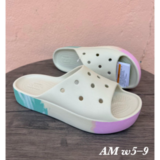 CLASSIC PLATFORM OMBRE รองเท้าแตะ Sz.W5-W9 รับประกันสินค้า รองเท้าแตะผู้หญิง  AMC024