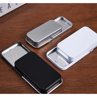 พร้อมส่ง กล่องเหล็ก กล่องอลูมิเนียม ฝาสไลด์
