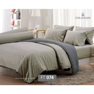 FOUNTAIN ชุดเครื่องนอนผ้าปู+นวม ขนาด 3.5 ฟุต (ลาย) FT074