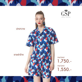 GSP "Bunny Collection เสื้อปกฮาวายแขนสั้น พิมพ์ลาย (PAF5NV)