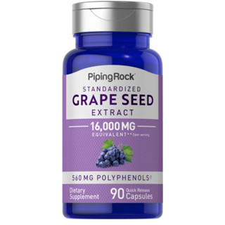 Piping Rock Grape Seed Extract 16,000 90 Capsules