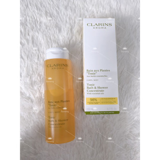 🔆ป้ายไทย🔆 เจลอาบน้ำ บำรุงผิวชุ่มชื้น Clarins Tonic Bath &amp; Shower concentrate 200 ml🔆