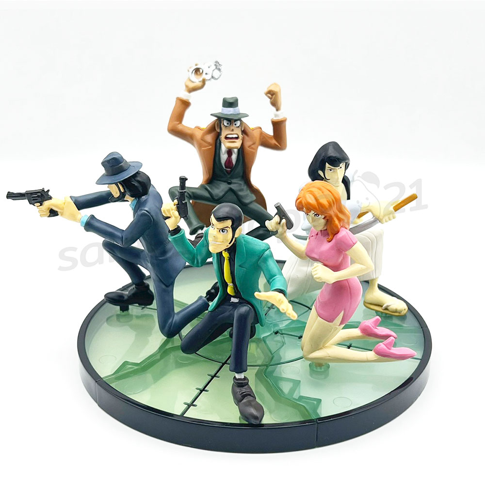 ชุดฟิกเกอร์ 5 ตัวละคร จากอะนิเมะ จอมโจรลูแปง/ Figure Set Lupin the3rd