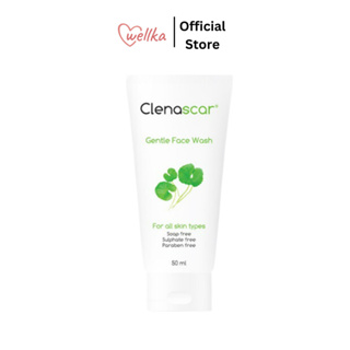 ClenaScar Gentle Face Wash 50ml. เจลล้างหน้า คลีนาสการ์ เจนเทิล เฟซ วอช 50 มล