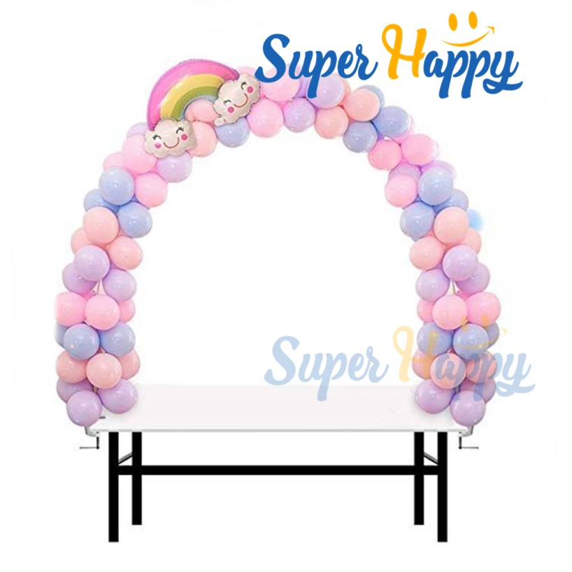 ซุ้มลูกโป่งติดโต๊ะ ซุ้มโค้งลูกโป่ง ซุ้มโค้งโต๊ะลูกโป่ง ขาตั้งลูกโป่ง ฐานตั้งลูกโป่ง ฐานลูกโป่ง