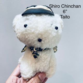 #ตุ๊กตา #ขนาด6” #เครยอนชินจัง #หมาชิโร่  #Crayon #Shin-chan #Shiro #dog #ลิขสิทธิ์แท้ Taito มีป้ายผ้า #งานสะสม #shinchan