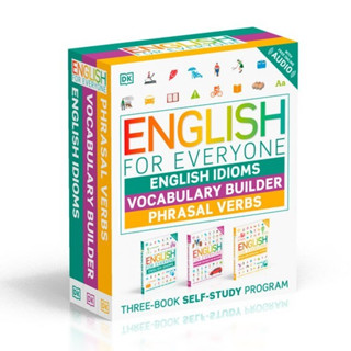 Chulabook(ศูนย์หนังสือจุฬาฯ) |c321หนังสือ 9780744081862 ENGLISH FOR EVERYONE (ENGLISH IDIOMS/VOCABULARY BUILDER/PHRASAL VERBS) (BOX SET) (3 BK.) DORLING KINDERSLEY