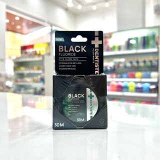 Dentiste Dental Black PTFE Floss Tape with Fuloride ไหมขัดฟัน ยาว 30 เมตร (1 ชิ้น)