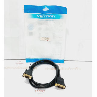 สายสัญญาณ DVI(24+1) to VGA Cable 1080P 60Hz  For PC Laptop to Monitor ยาว 1.5 M (EABBG) Vention (ออกใบกำกับภาษีได้)