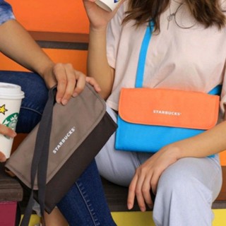 Starbucks Folded Crossbody Bag กระเป๋าผ้า สตาร์บัคส์