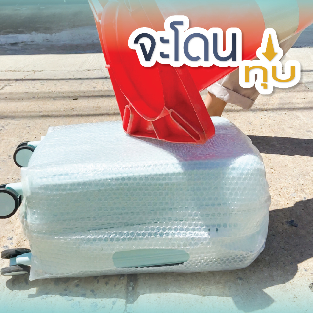 IDEAPLAS ถุงคลุมกระเป๋าเดินทาง (Bubble Bag) size S M L XL