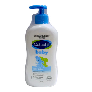 โลชั่น cetaphil baby daily lotion with shea  butter 400ml.7346 Exp.4/25