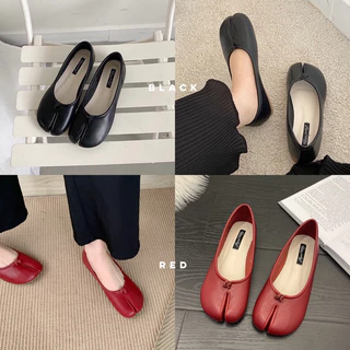 (ร้านไทย—มีพร้อมส่งค่ะ / pre-order) รองเท้าทรงกีบหมู tarte tatin flats ส้นแบน มีทั้งหมด 8 สี | justmoment