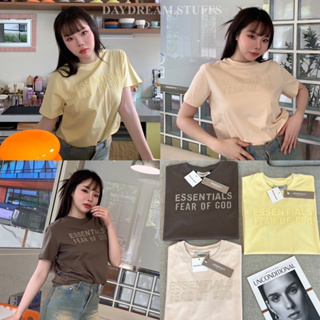 💫พร้อมส่ง💫Essentials T- Shirt • เสื้อยืด แบรนด์ดัง สุดฮิต☄️รุ่นใหม่ สกรีนหน้า-หลัง เย็บแถบยางนูน ผ้าคอทตอนนิ่ม by valen