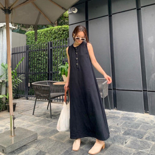 Maynita - Maxi sleeveless dresd เดรสยาวผู้หญิง