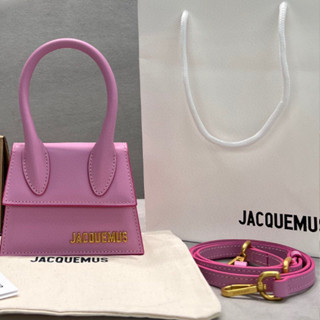 พรี​ ราคา5000 Jacquemus̶ 2102 หนังแท้ ไซส์​เล็ก mini กระเป๋าถือ กระเป๋าสะพายข้าง กระเป๋าสะพายไหล่12x8x5cm