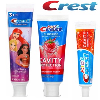 แท้100%/นำเข้า🇺🇲ยาสีฟัน Crest Kids สำหรับเด็กมีฟลูออไรด์ช่วยป้องกันฟันผุ 2ขวบ+